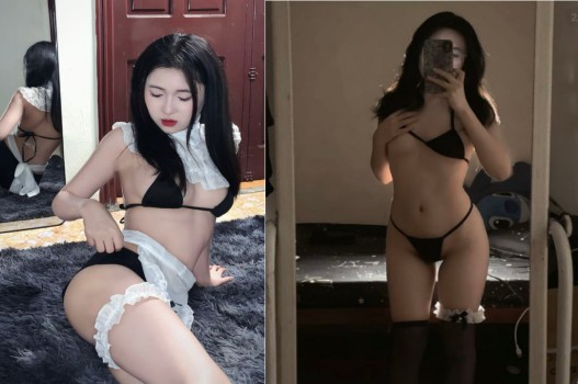 Gái xinh trắng hồng mê mút cu